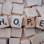 hope, word, letters